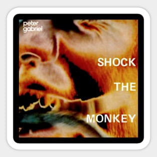 Shock the Monkey Throwback 1982 Sticker